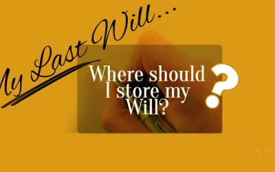 Where should I store my Will?