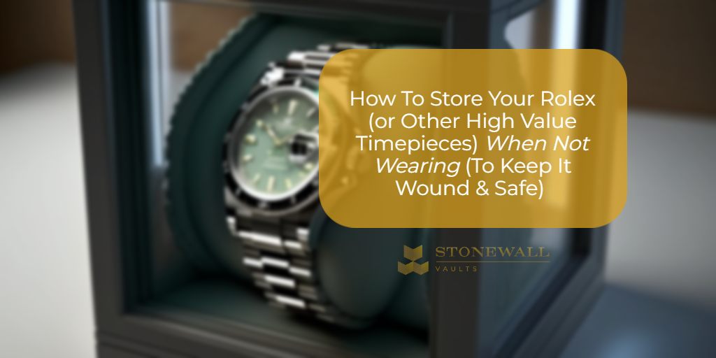 How To Store Your Rolex or Other High-Value Timepieces When Not Wearing (To Keep It Wound & Safe) 